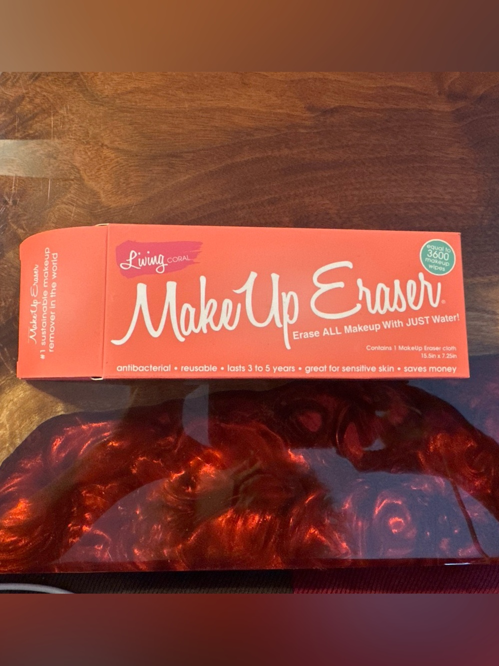 MakeUp Eraser Coral Sustainable Makeup Remover Cloth by MakeUp Eraser